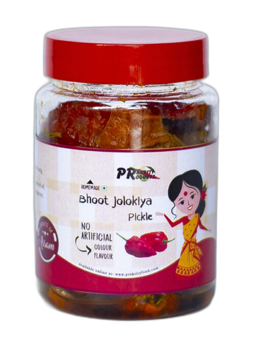 Homemade King Chilli Pickle ( Bhoot Jolokiya )