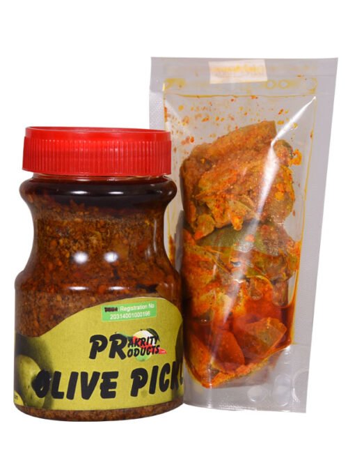 Homemade Indian Olive Pickle (Jolphai/Jolpai)