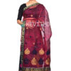 Contrast Nuni Mekhela Chador with Golden Guna Motif