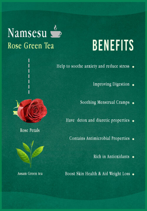 Benefits of Rose Green Tea